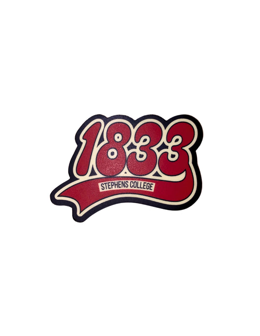 Red 1833 sticker