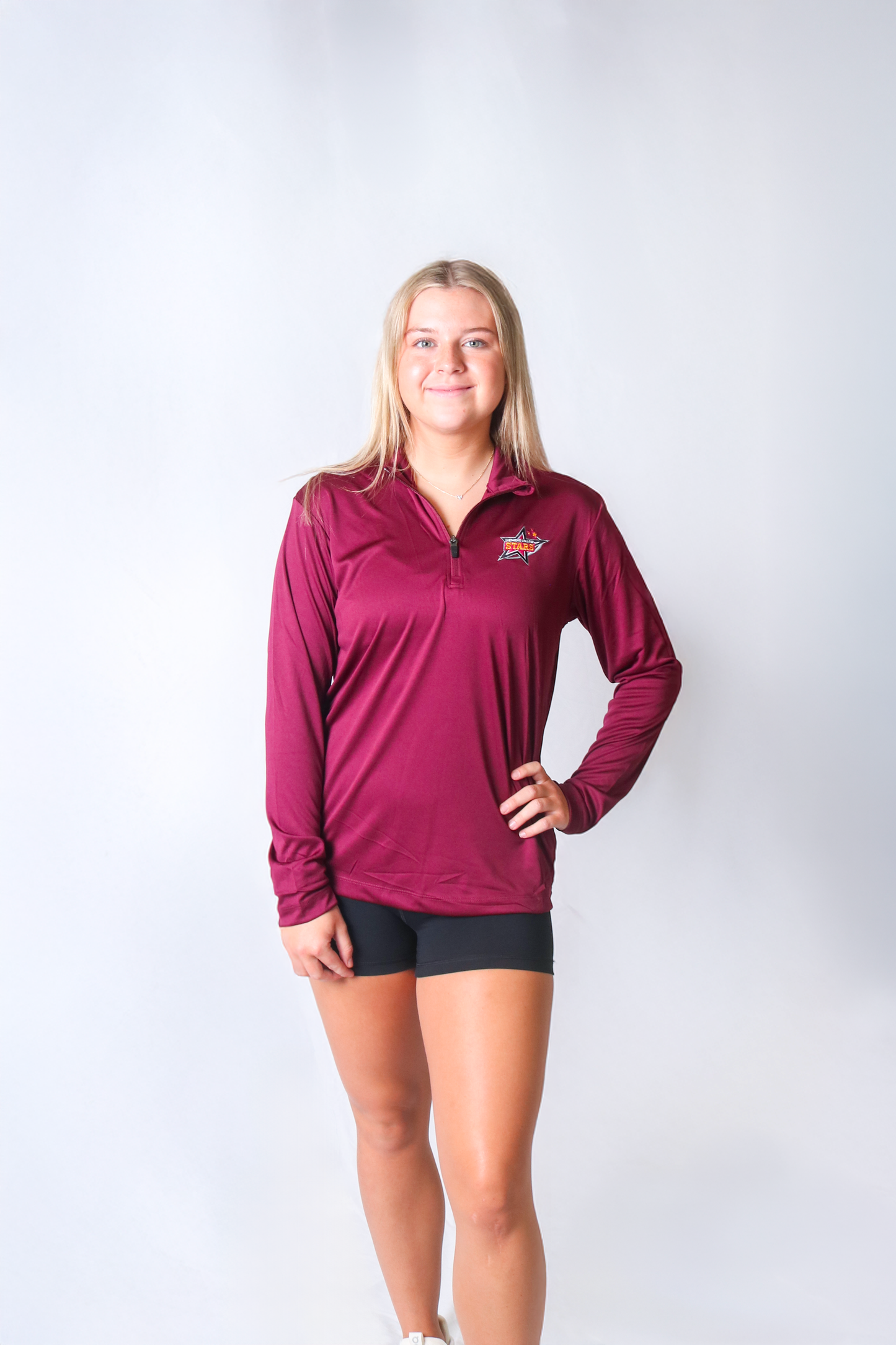 Quarter Zip Athletic Womens | Stars