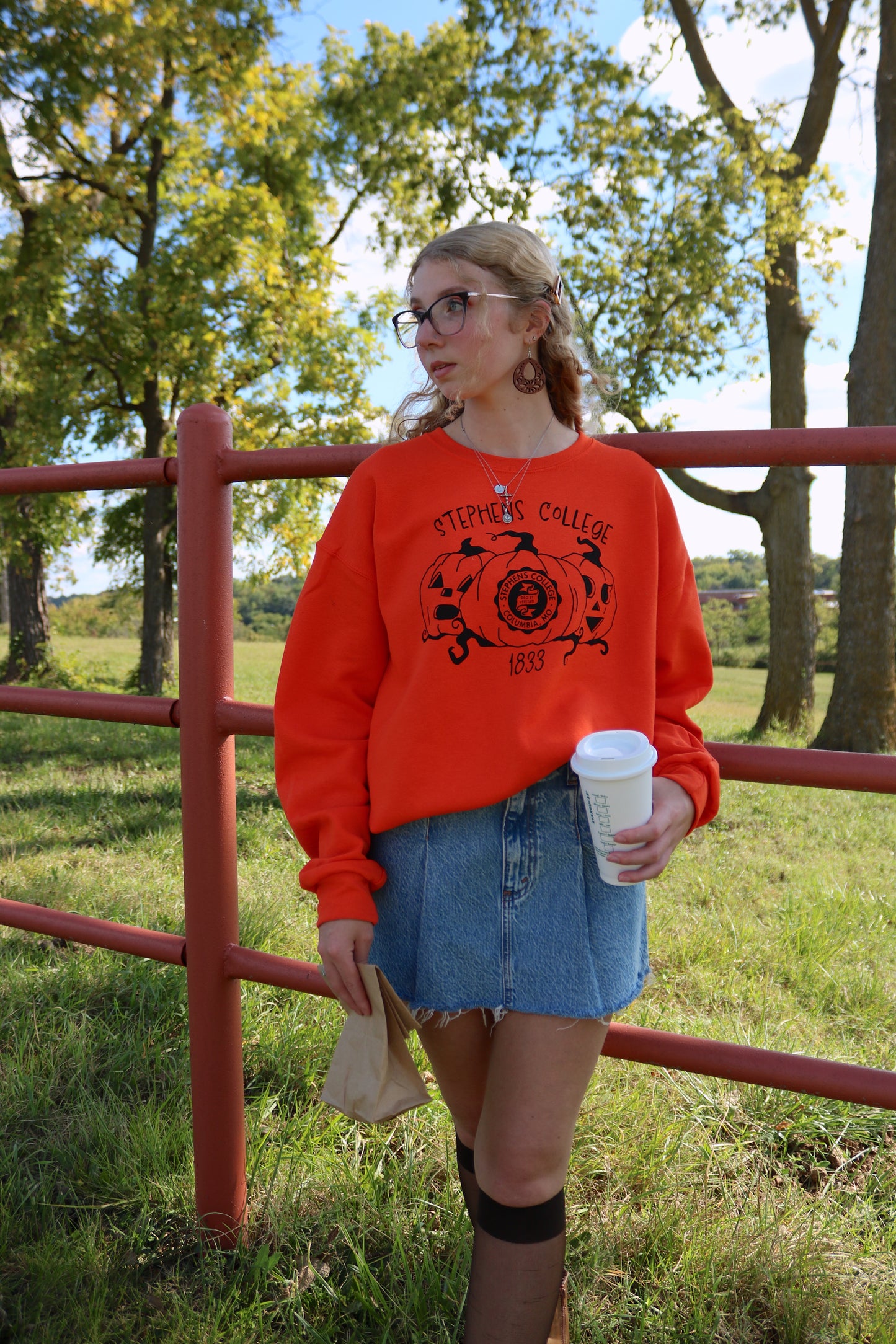 Pumpkin Crest Sweatshirt