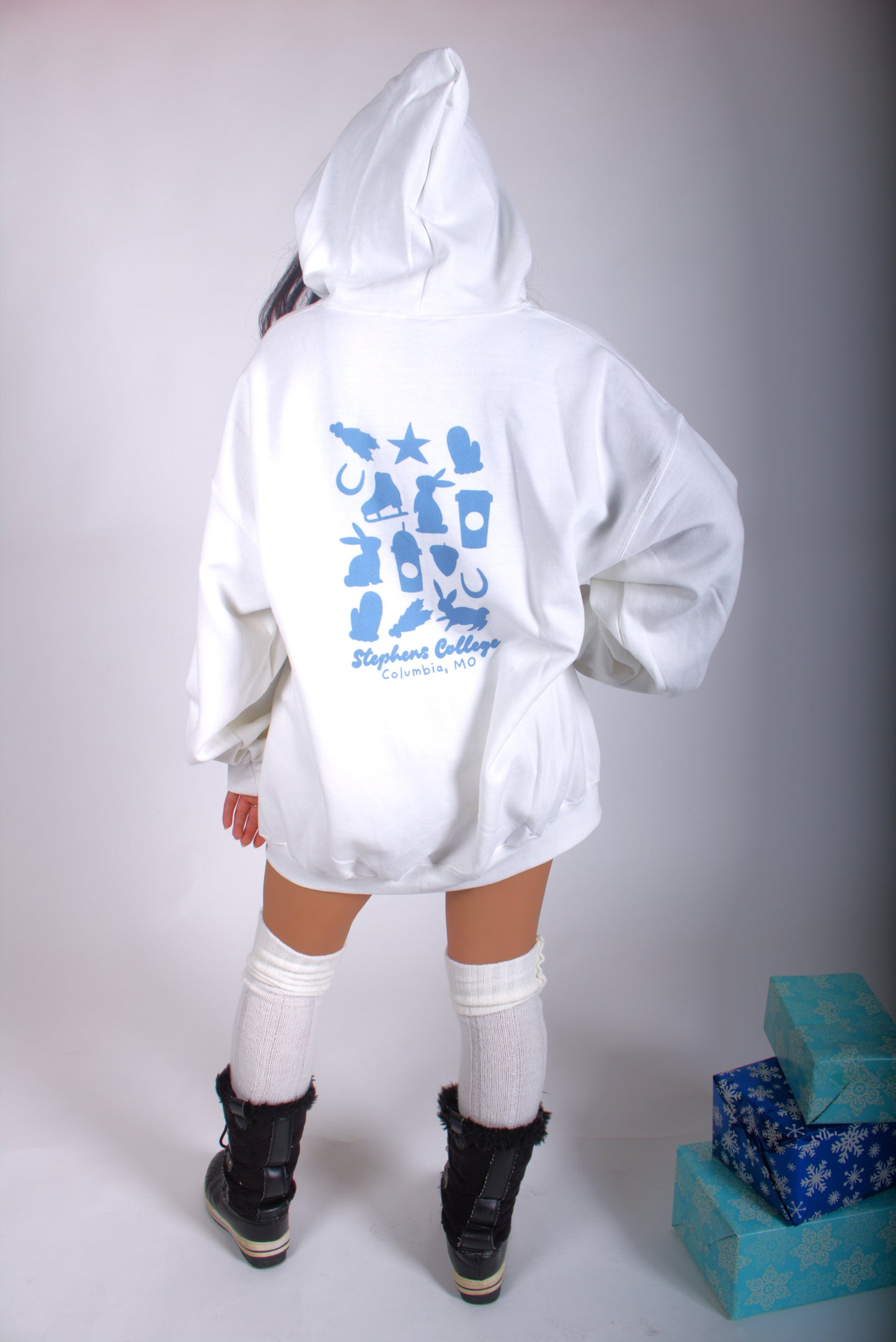 Ice Skating Zip Up Hoodie