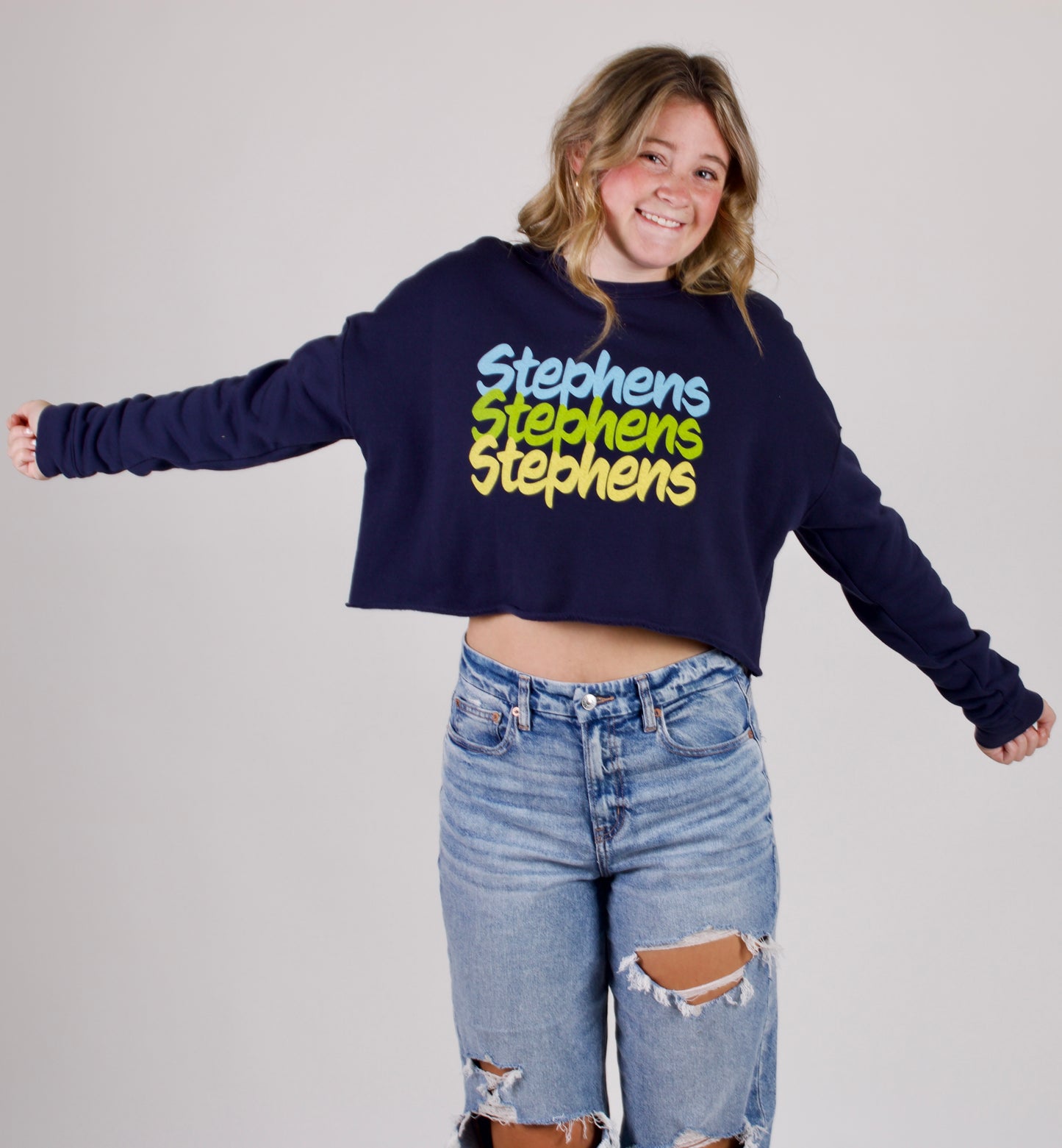Stephens cropped sweatshirt