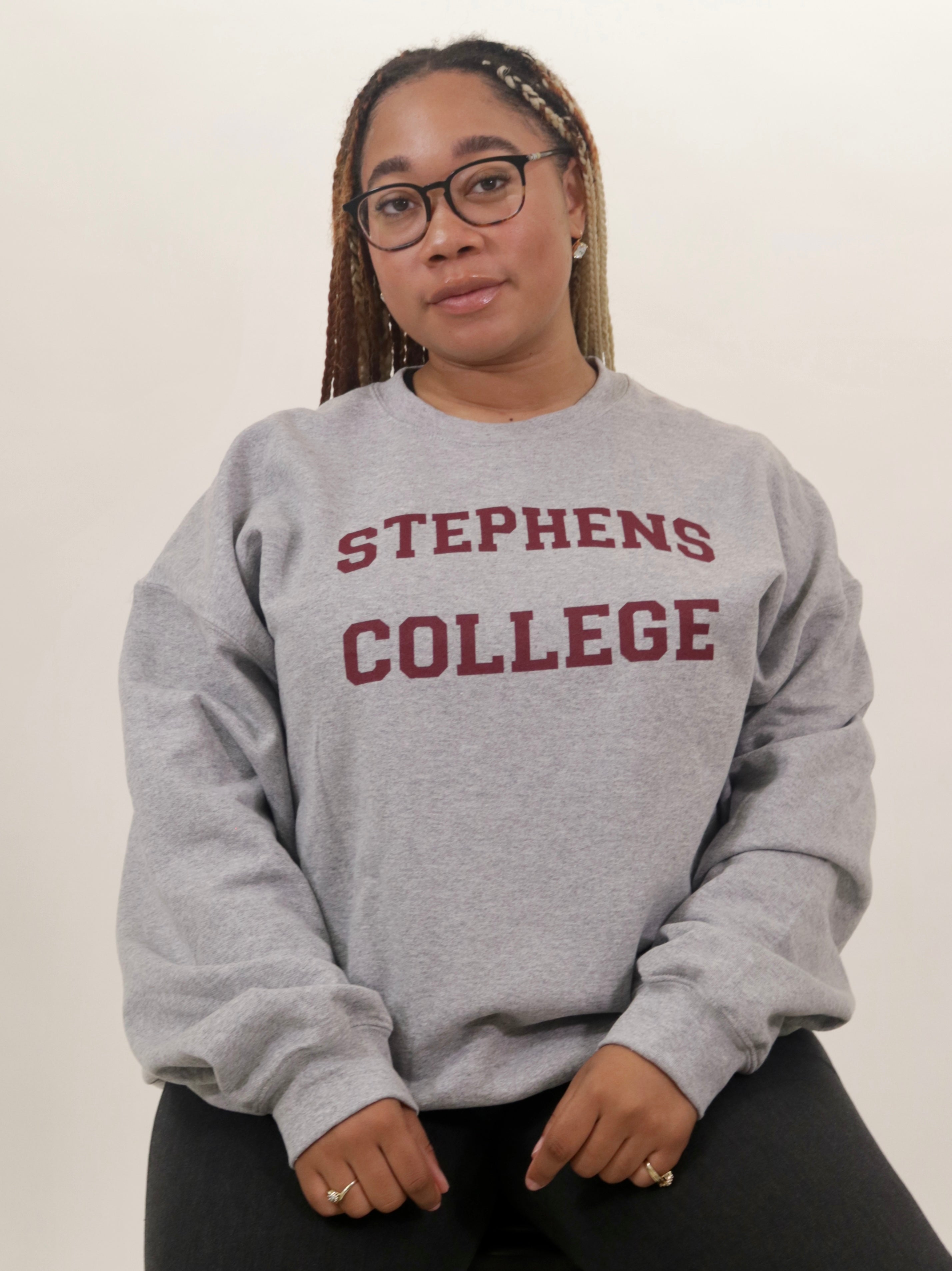 Grey best sale college crewneck